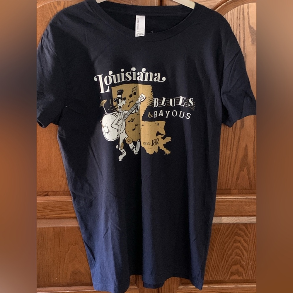 Disney Louisiana “Blues & Bayous” Tee (Goofy Playing Guitar)